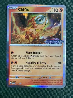 SVP057 Chi-Yu STAFF Paradox Rift Pre-release Promo Pokemon TCG Card - Image 1