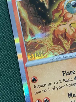 SVP057 Chi-Yu STAFF Paradox Rift Pre-release Promo Pokemon TCG Card - Image 3