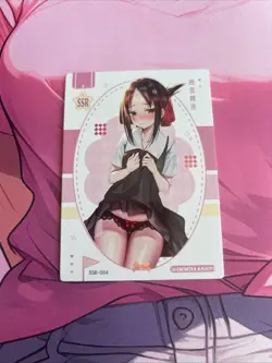 WAIFU Goddess Of Power Shinomiya SSR Rare Foil Card. Sexy Anime Girl Story - Image 1