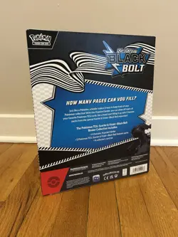 Pokemon TCG Scarlet Violet Black Bolt White Flare Binder Collection - Image 2