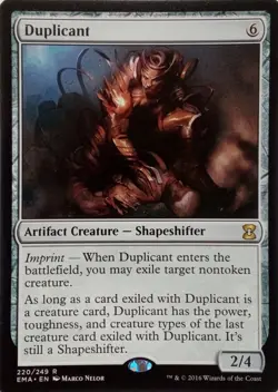 220/249 DUPLICANT RARE ETERNAL MASTERS MTG CARD - Image 1