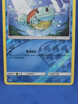 Squirtle Reverse Holo 33/214 Unbroken Bonds Pokemon Card Tcg Ccg 2019 - Image 4