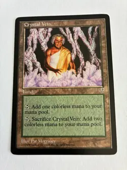 Crystal Vein Mirage Regular Uncommon Magic the Gathering MTG 1996 - Image 1