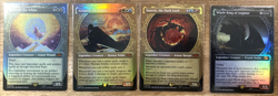 MTG Lord of the Rings (Showcase Foil Set) Aragorn Gandalf Sauron Witch-King NM - Image 1