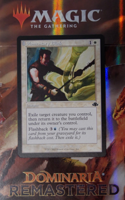 MTG DMR: Momentary Blink (Instant) Dominaria Remastered Retro Frame Common - Image 1