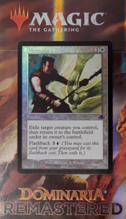 MTG DMR: Momentary Blink (Instant) Dominaria Remastered Retro Frame Foil Common - Image 1