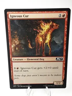 MTG - M21 - Igneous Cur (153/274) - Image 1