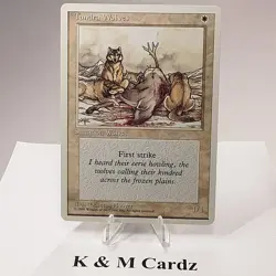 MTG - 4th Edition - Tundra Wolves - Common - Near Mint - Image 1
