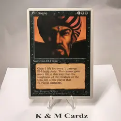 MTG - 4th Edition - El-Hajjaj - Rare - Lightly Played - Image 1