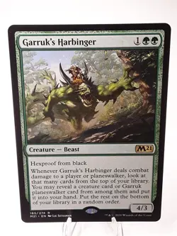 MTG - M21 - Garruk's Harbinger (185/274) - Image 1
