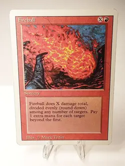 MTG - 3rd Edition - Revised - Fireball - Common - LP+ NM - Image 1
