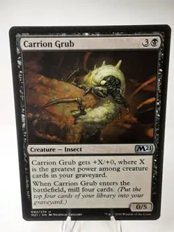 MTG - M21 - Carrion Grub - #092 - Lightly Played - Image 1
