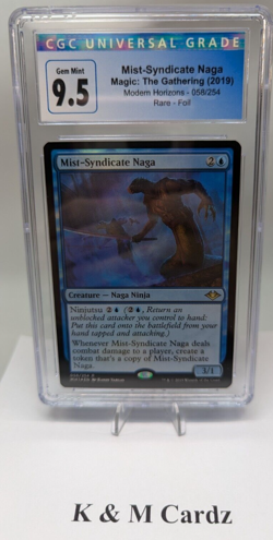 MTG - Modern Horizons - Mist-Syndicate Naga - Foil - Graded 9.5 - Image 1
