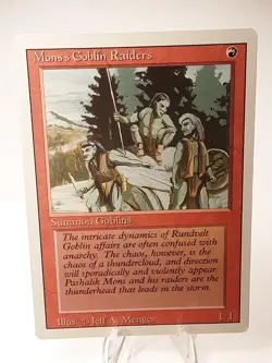MTG - 3rd Edition - Revised - Mons s Goblin Raiders - Common - LP+ NM - Image 1