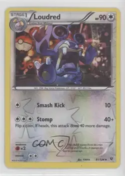 Loudred Reverse Foil Pokemon XY Fates Collide #81 z6b - Image 1
