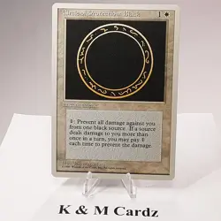 MTG - 4th Edition - Circle of Protection: Black - Common - Near Mint - Image 1