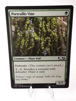 MTG - M21 - Portcullis Vine (195/274) - Image 1