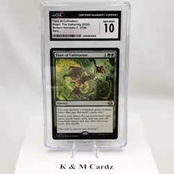 MTG - Modern Horizons 3 - Flare of Cultivation - #0154 - Graded CGC 10 - Image 1