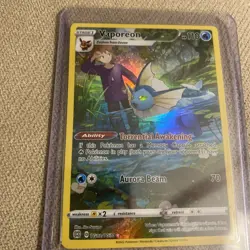 2022 Pokemon SWSH Full Art Vaporeon Brillant Stars #TG02 10 GEM MT - Image 4