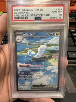 Pokemon Altaria ex 253/182 Paradox Rift Secret Illustration Rare PSA 10 - Image 1