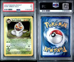 2000 POKEMON ROCKET #2 DARK ARBOK-HOLO PSA 5 - Image 1