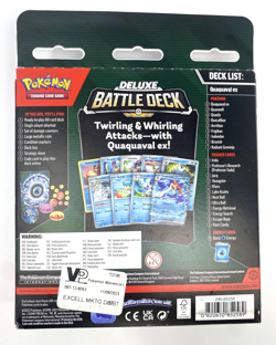Pokemon TCG Deluxe Battle Deck: Quaquaval ex New - Image 4