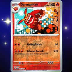 Darmanitan - Reverse Holo - Pokemon Scarlet & Violet Twilight Masquerade 035/167 - Image 1