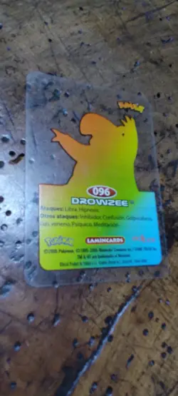 Drowzee 096 Pokemon Lamincards Edibas - ESP - EXC - Image 2