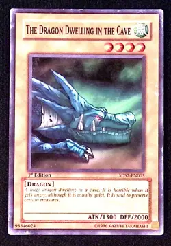 The Dragon Dwelling in the Cave YuGiOh 5D's Starter Deck 2009 Dragon Common - Image 1