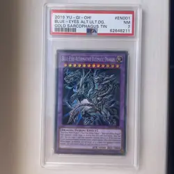 Yugioh Blue-Eyes Alternative Ultimate Dragon TN19 Limited Ed Secret Rare (PSA 7) - Image 1