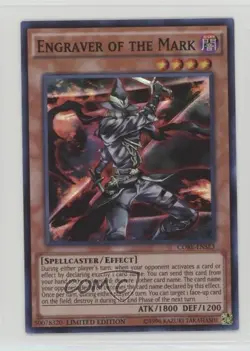 Engraver of the Mark Limited Edition YuGiOh Clash Rebellions #CORE-ENSE3 fm0 - Image 1
