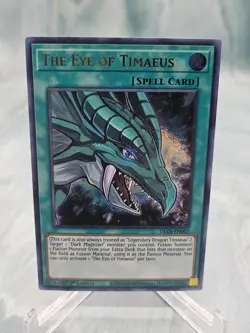 Yugioh The Eye of Timaeus DLCS-EN007 Dragons of Legend - NM - Image 1