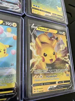 Flying Pikachu & Surfing Pikachu V + Vmax Card Set Pokemon TCG Celebrations NM+ - Image 3