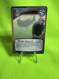 Naruto CCG Card #740 Set 20 - Monster Research - Rare - 1st Edition - Image 1