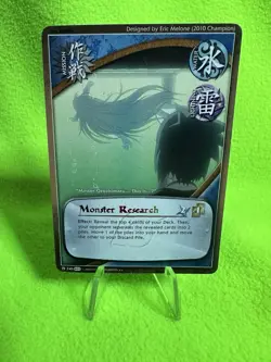 Naruto CCG Card #740 Set 20 - Monster Research - Rare - 1st Edition - Image 3