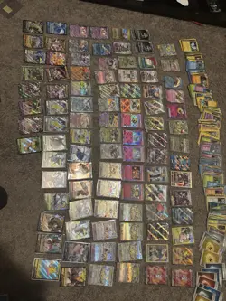 POKEMON TCG MIXED CARD LOT OF 250+ - Image 1