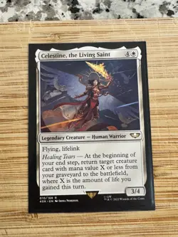 Celestine, the Living Saint - Near Mint MTG Universes Beyond: Warhammer 40K - Image 1