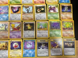 1999 Team Rocket Near Complete Common/Uncommon Set 45 Pokemon Cards No Duplicate - Image 5