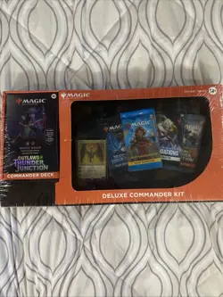 Magic The Gathering Outlaws Thunder Junction Deluxe Commander Kit Cards Kit MTG - Image 1