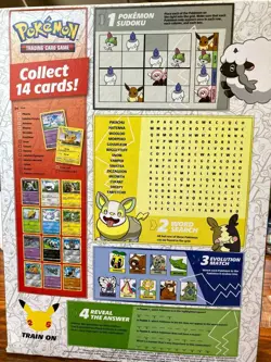 (10) Packs of Cinnamon Toast Crunch Cereal Pokemon 25th Anniversery Cards 2021 - Image 3