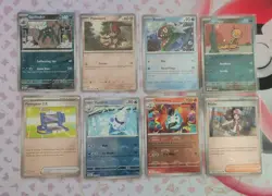 Pokemon TCG Lot of x8 NM Pokeball Reverse Holo Cards from White Flare/Black Bolt - Image 1