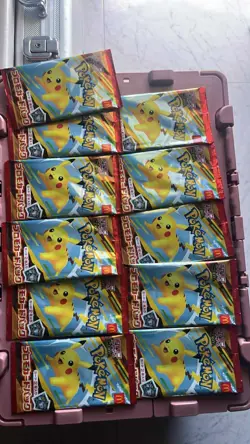 Exclusive Pikachu 020/M-P Japanese Pokemon TCG x McDonald’s Promo Card - Image 1