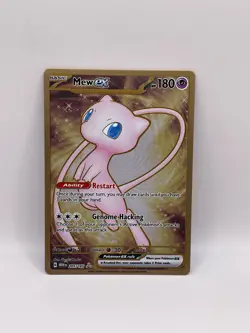 Mew ex METAL Gold Secret Rare Pokemon Card 205/165 - Image 1
