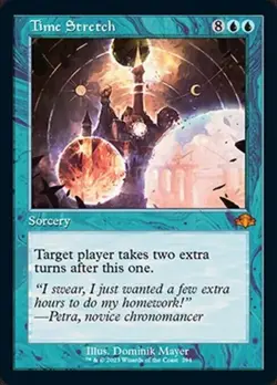 TIME STRETCH - Dominaria Remastered MYTHIC RETRO FRAME MtG TCG Card # 294 - Image 1