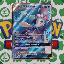 Primarina GX SM39 Black Star Promo Holo NM Pokemon Card English - Image 1