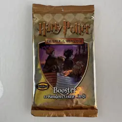 Wizards of the Coast Harry Potter 2001 Trading Card Game Booster Pack New Sealed - Image 1