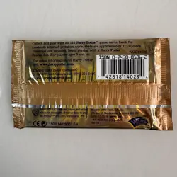 Wizards of the Coast Harry Potter 2001 Trading Card Game Booster Pack New Sealed - Image 3