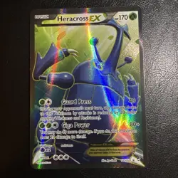 Heracross EX Full Art 105/111 XY Furious Fists Holo Pokemon Card - Image 2