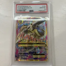 2016 Pokemon XY Mega Blastoise EX Evolutions Card PSA 10 Gem Mint - Image 1