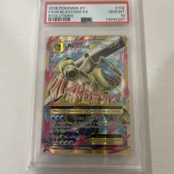 2016 Pokemon XY Mega Blastoise EX Evolutions Card PSA 10 Gem Mint - Image 3
